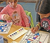 JDW Designs work with NY Cares to teach art to kids