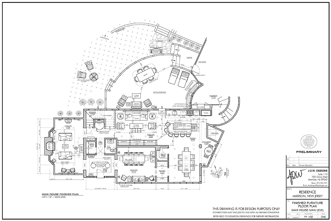 JDW Designs LLC floor plan example